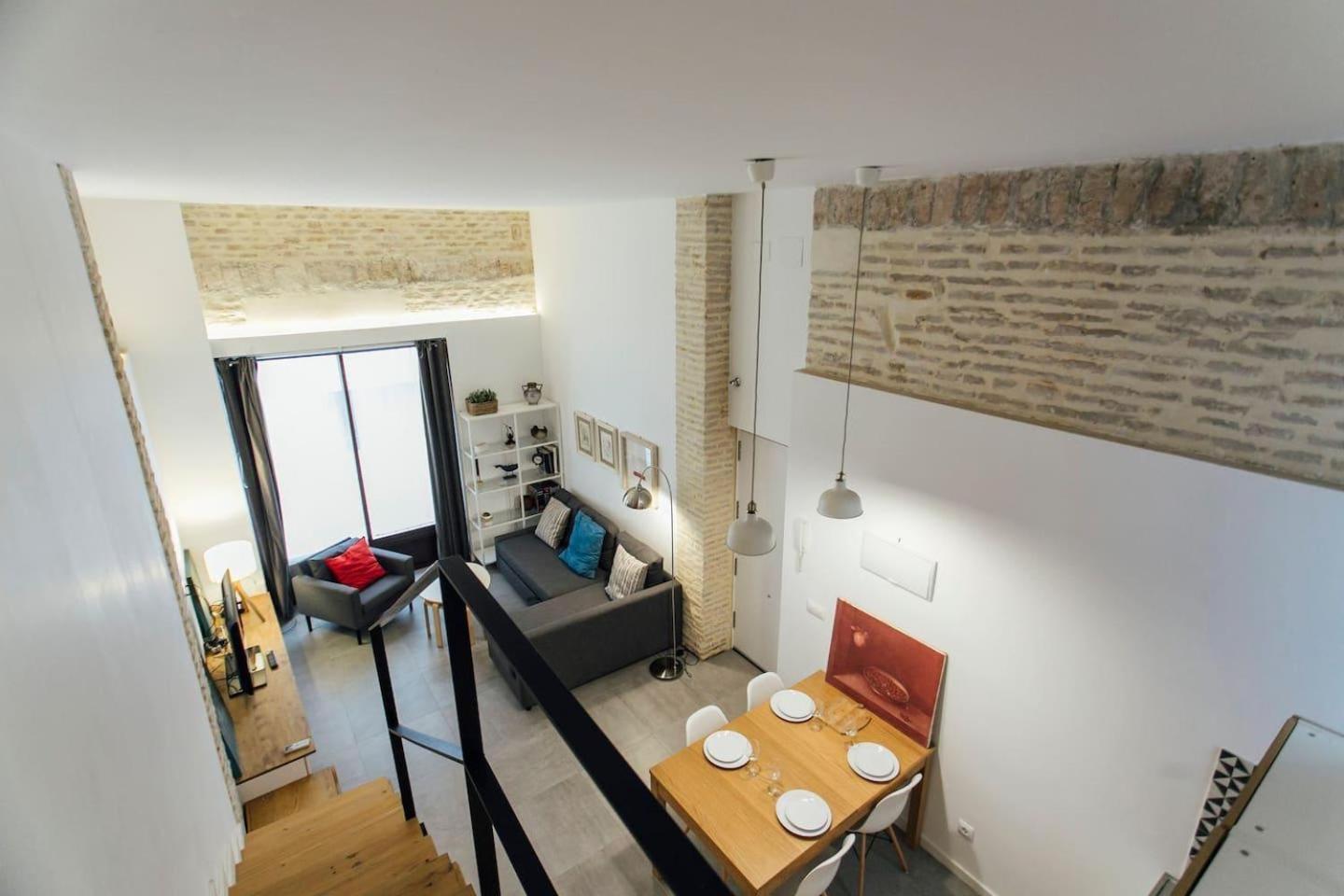 Amplio Apartamento De Diseno Precioso De Estilo Sevillano En Pleno Centro Exterior foto